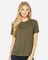 BELLA + CANVAS Women’s Relaxed Fit Crew Neck Short Sleeve Triblend Tee for Printing & Summer Wear